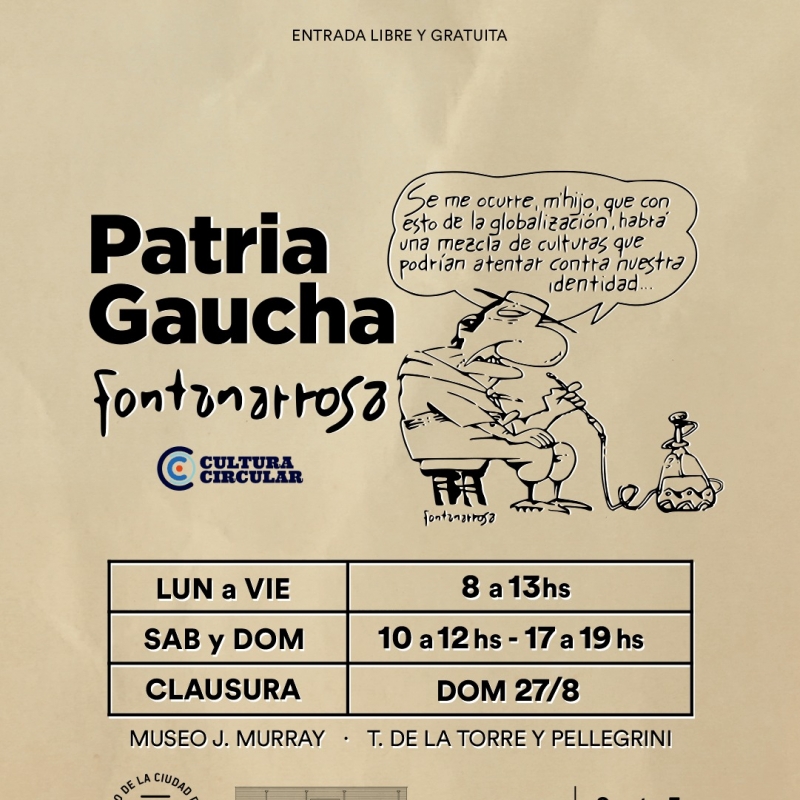 PATRIA GAUCHA, en homenaje a Roberto Fontanarrosa