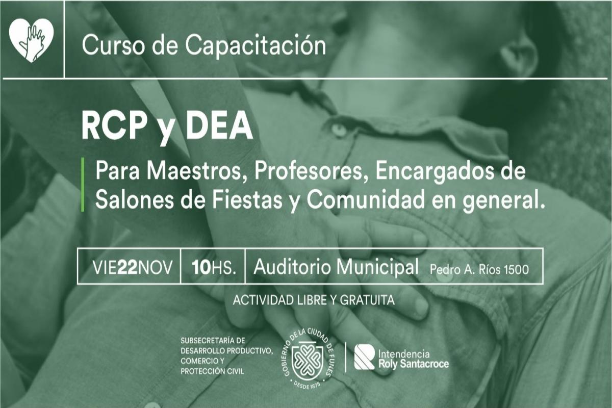 El Gobierno De Funes Da Un Curso De Rcp Y Dea Para Toda La Comunidad