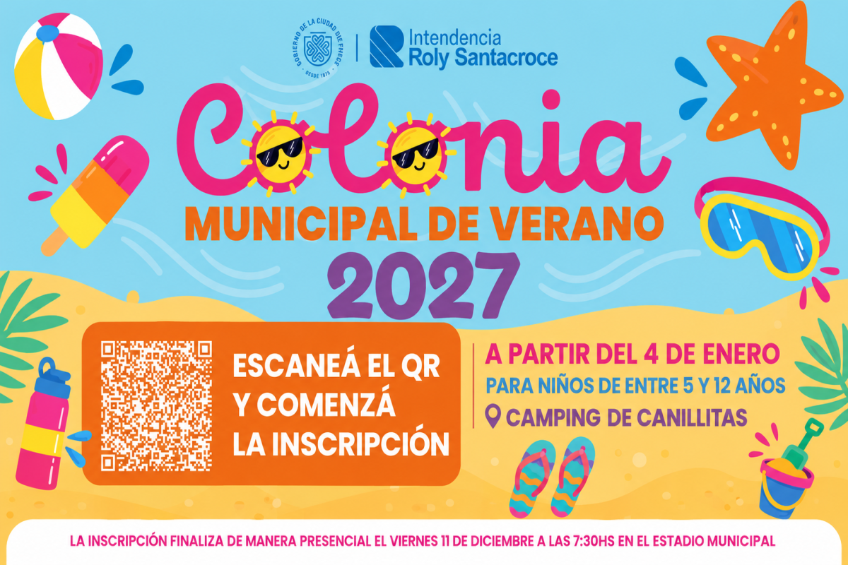 Colonia Municipal De Verano 2027: ¡Preinscripciones Abiertas!