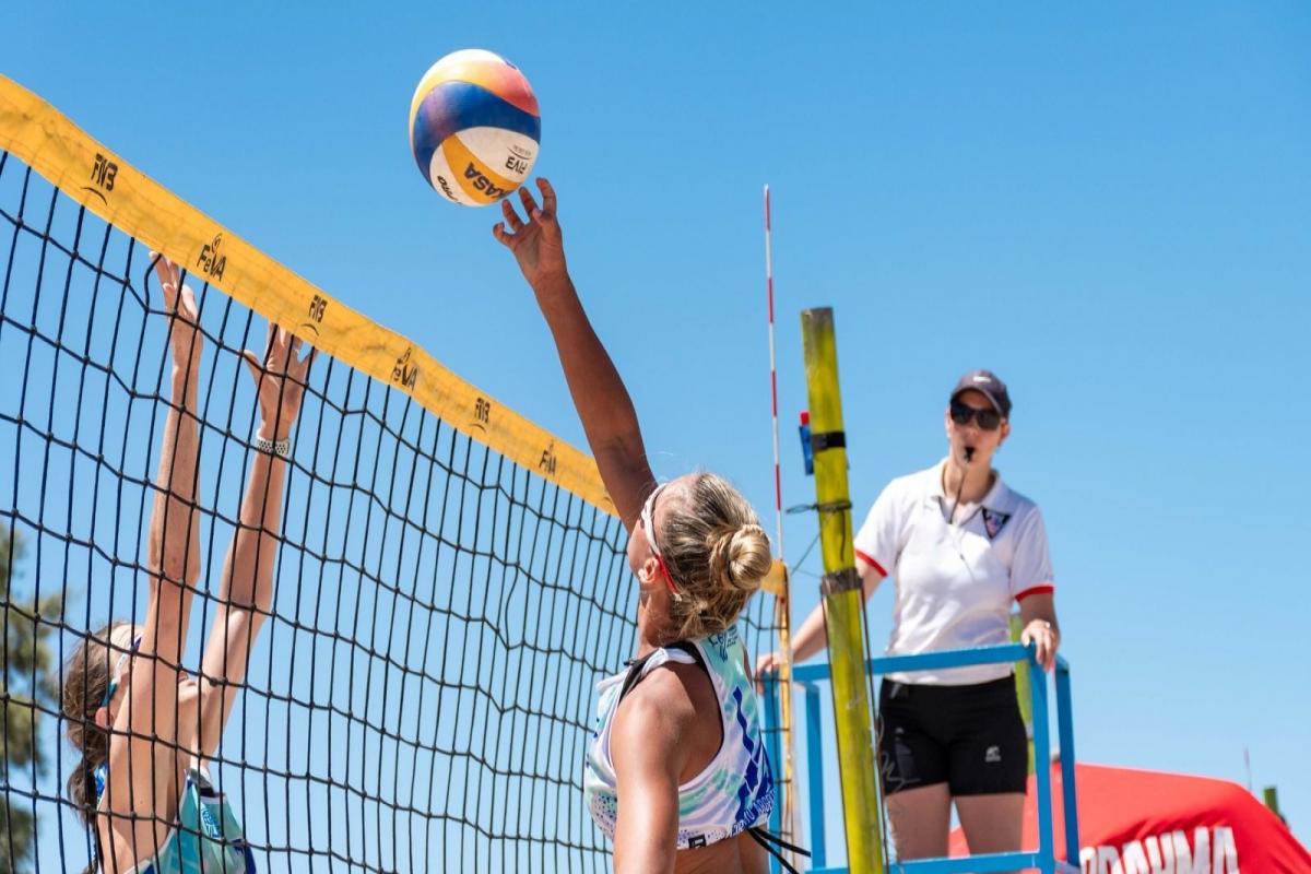 El Circuito Argentino De Voley De Playa Se Juega En Funes