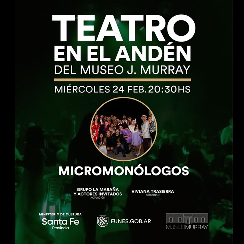 Teatro en el andén, La Maraña presenta: Micromonólogos
